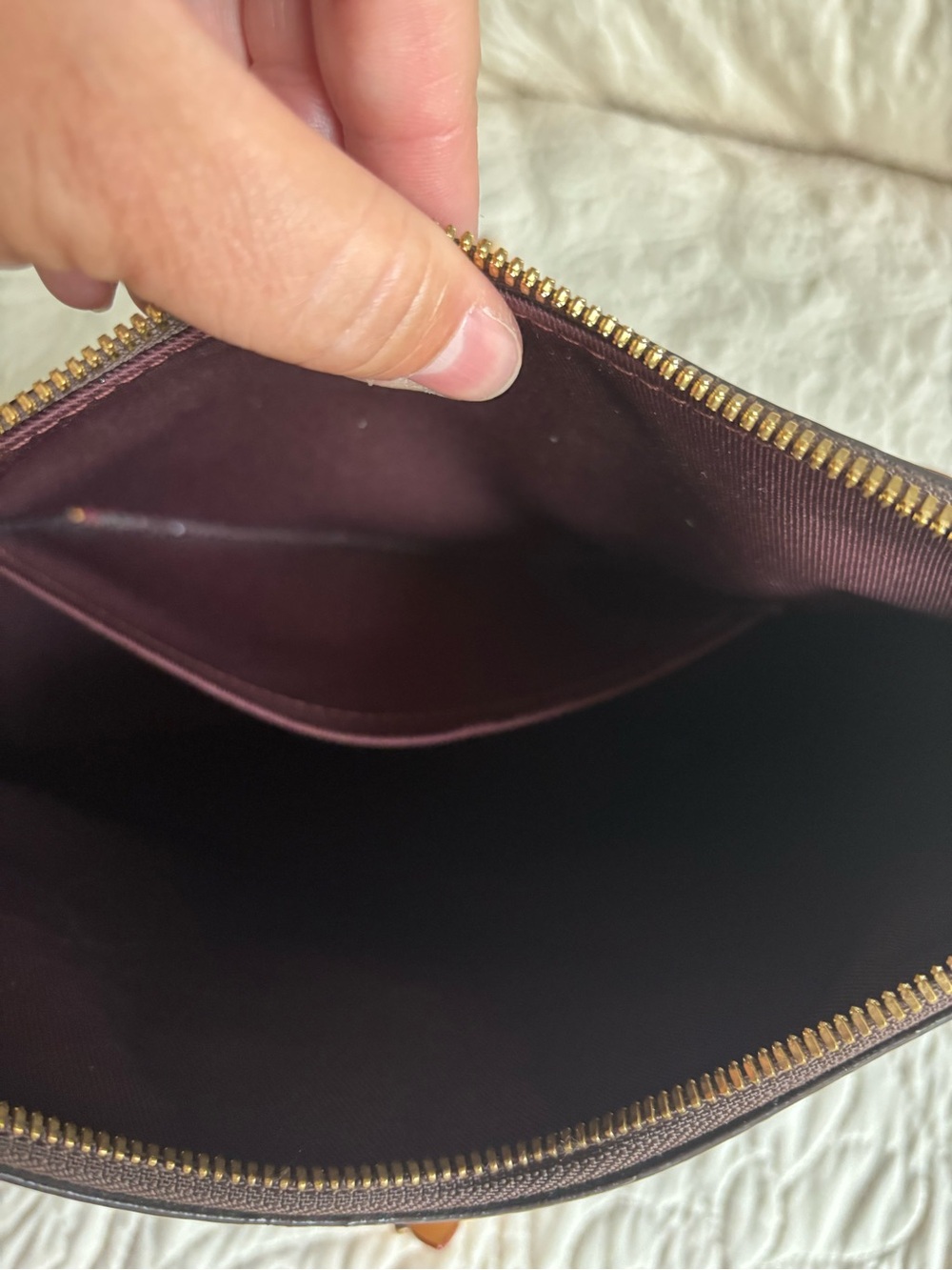 Louis Vuitton Monogram Brown & Natural Leather Shoulder Bag - Picture 4 of 14